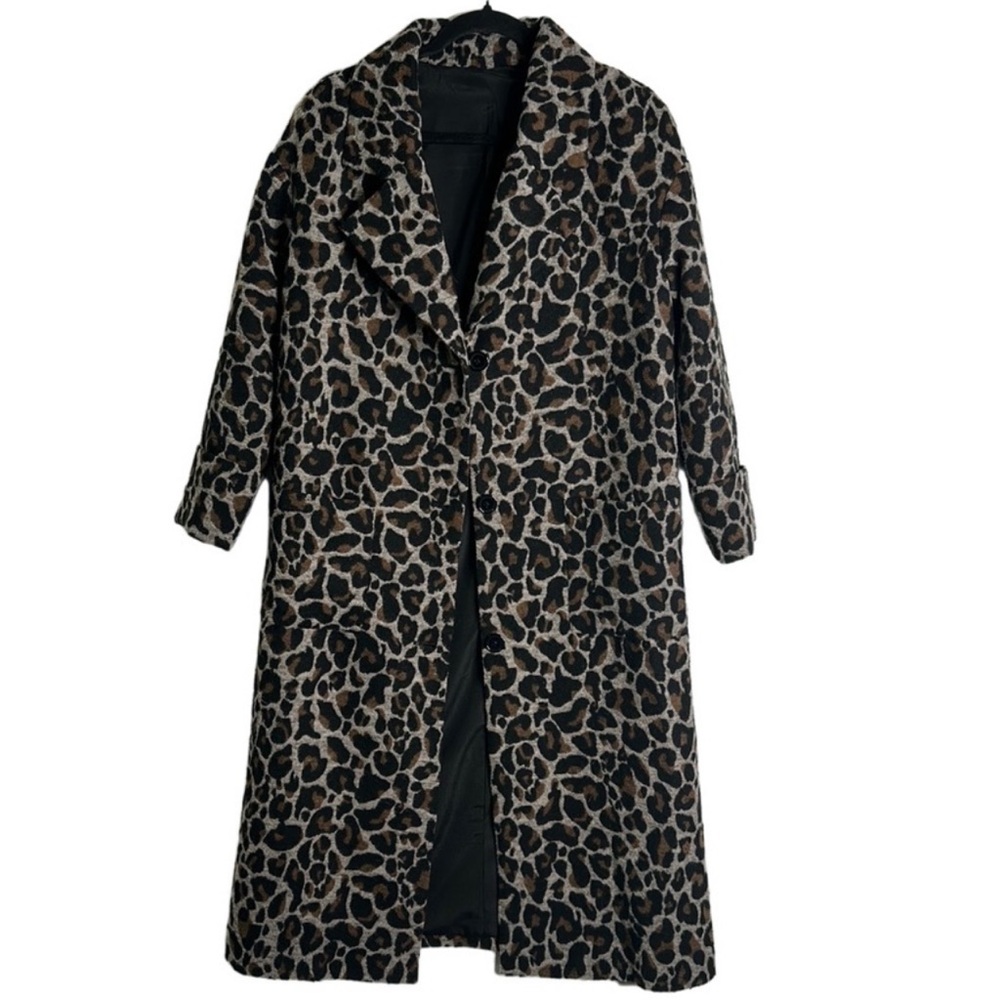 Lovers + Friends Animal Print Trench Coat